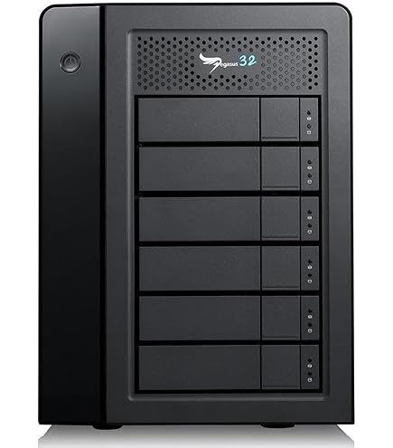 Promise Pegasus2 R4 HDD 32TB（8TB×4） Promise Technology 8TB Pegasus2 R4 Thunderbolt 2 RAID P2R4HD8US